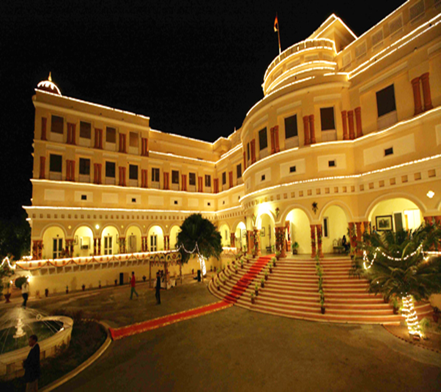 Sariska Palace Hotel night view